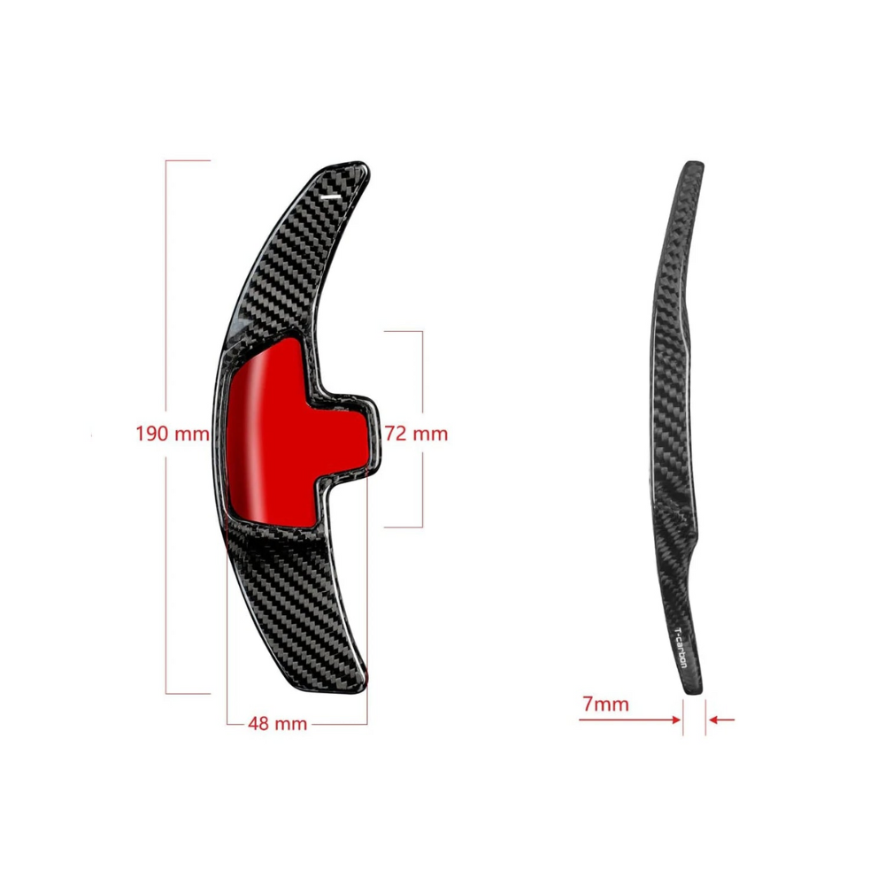 T-CARBON | ESTENSIONE DEL CAMBIO AL VOLANTE IN FIBRA DI CARBONIO | PER MERCEDES-BENZ