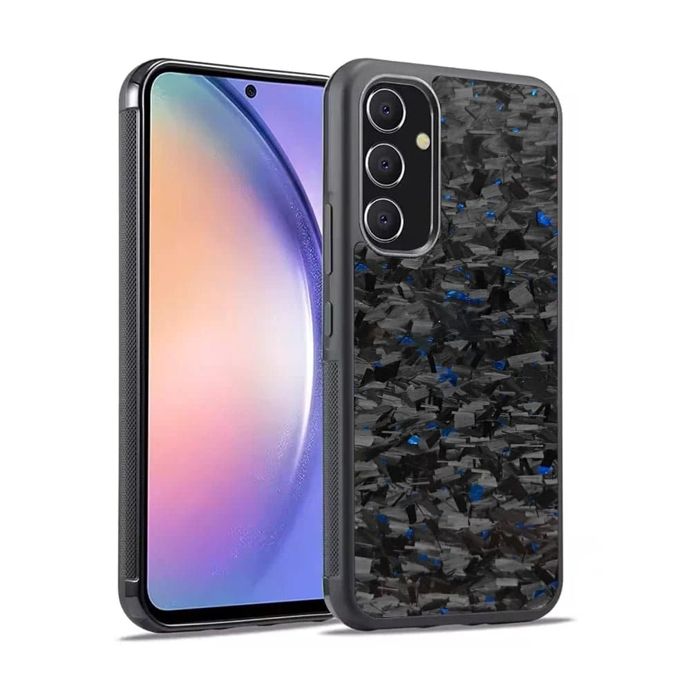 BLUE REAL FORGED CARBON FIBER CASE | FOR SAMSUNG A SERIES - FullCarbonFiberFullCarbonFiberBlueFor Galaxy A04SBLUE REAL FORGED CARBON FIBER CASE | FOR SAMSUNG A SERIES