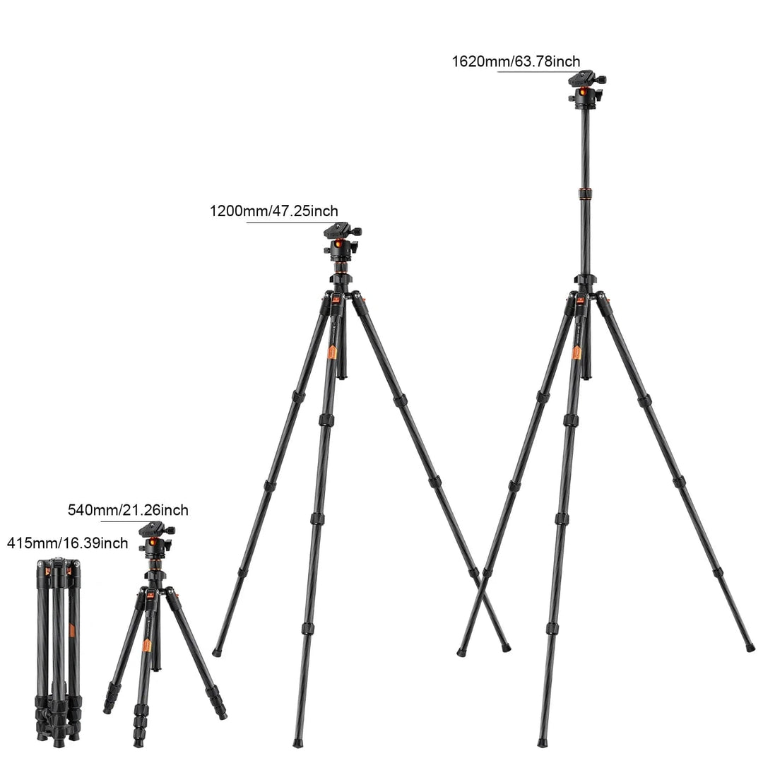 K&F CARBON FIBER CAMERA TRIPOD FOR DSLR - FullCarbonFiberFullCarbonFiberK&F CARBON FIBER CAMERA TRIPOD FOR DSLR