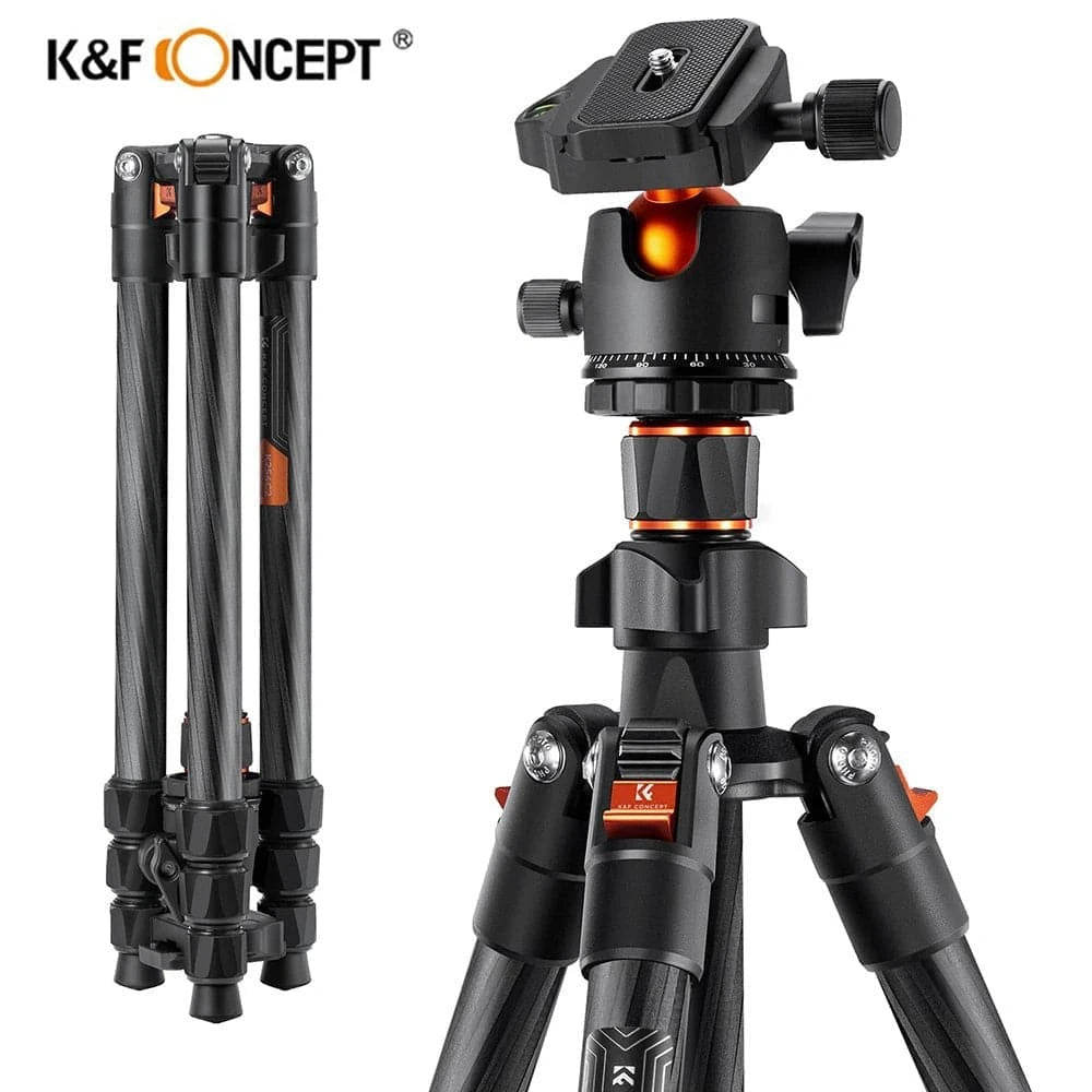 K&F CARBON FIBER CAMERA TRIPOD FOR DSLR - FullCarbonFiberFullCarbonFiber49154575368509